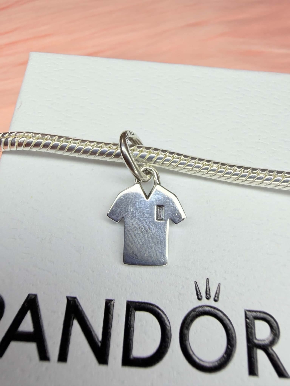 Pandora Silver T-Shirt Dangle Charm